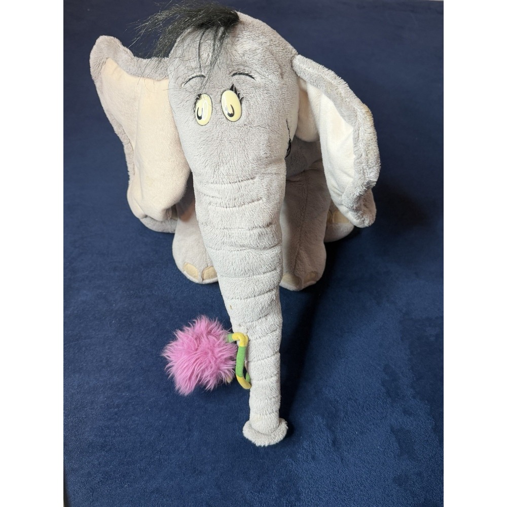 Dr Seuss Horton Hears a Who Elephant Plush Macy's 2008 Stuffed Animal 14”